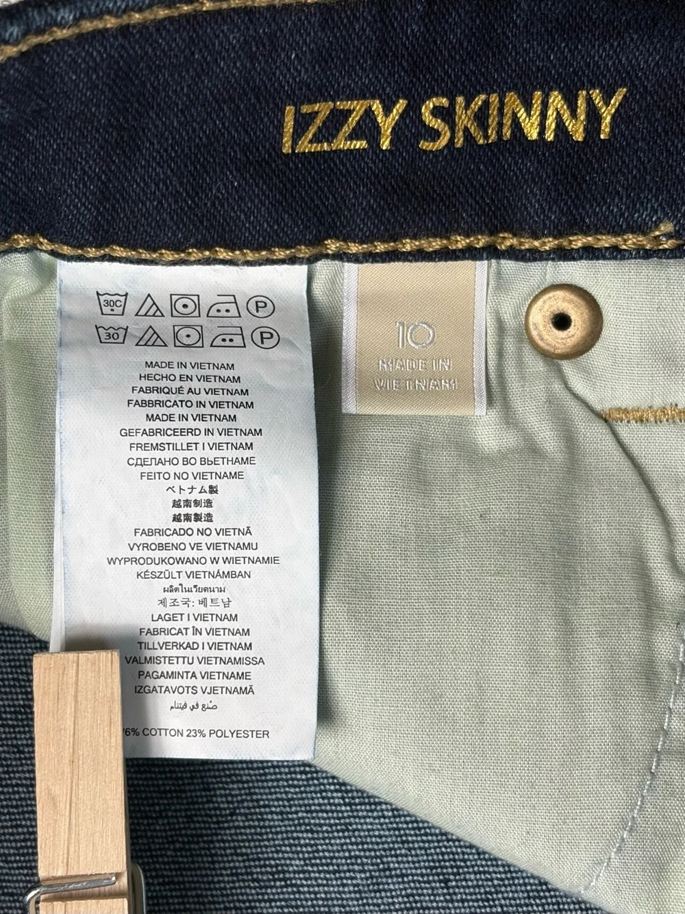 NWT Michael Kors MK Izzy Skinny Jeans New Midnight Dark Wash Size 10